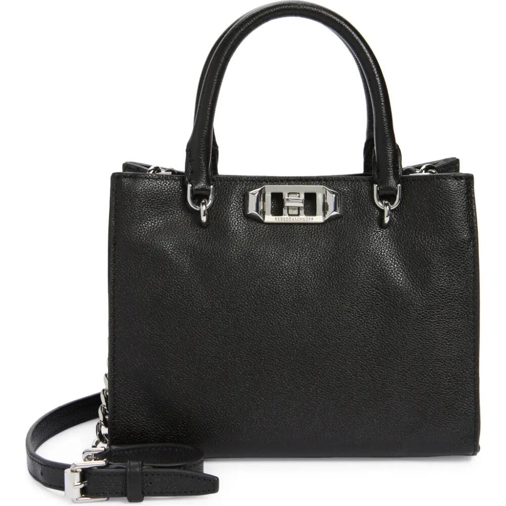 Rebecca Minkoff Mini Amour Leather Tote in Black Cover