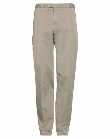 Fedeli Man Pants Military green Cotton, Lycra Cover