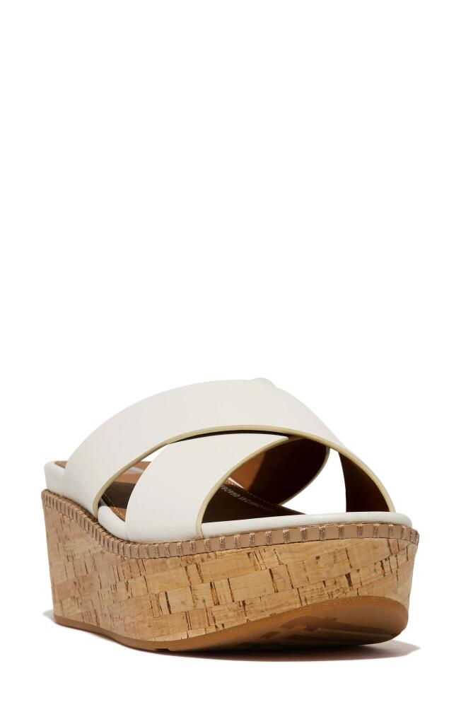 FitFlop Eloise Platform Wedge Slide Sandal in Urban White Cover