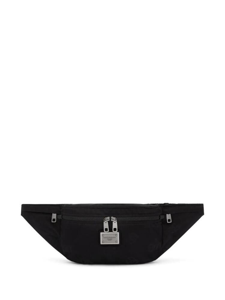 Dolce & Gabbana logo-tag belt bag - Black Cover