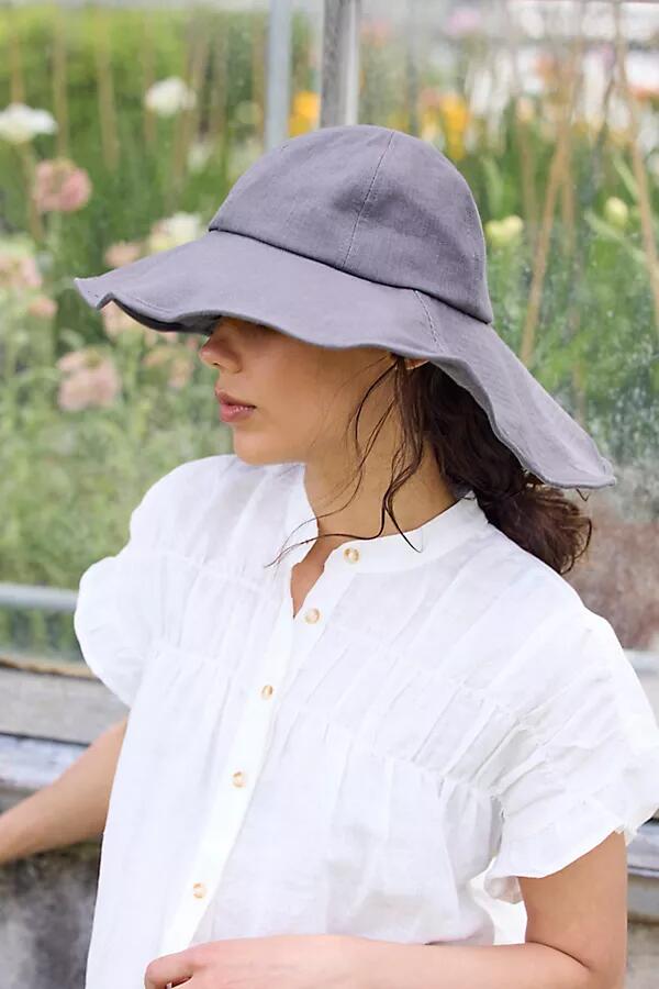 Terrain Asymmetrical Brim Cotton Crusher Hat, Solid Cover