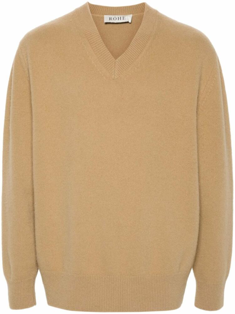 Róhe brushed sweater - Brown Cover