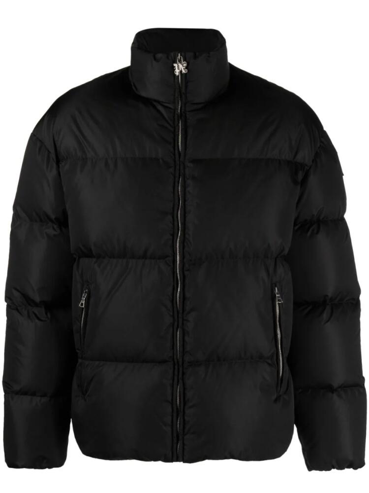 Palm Angels quilted ski jacket - Black Cover