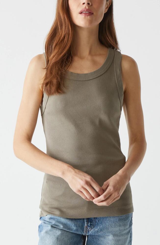 Michael Stars Paloma Cotton Tank Top in Olive Cover