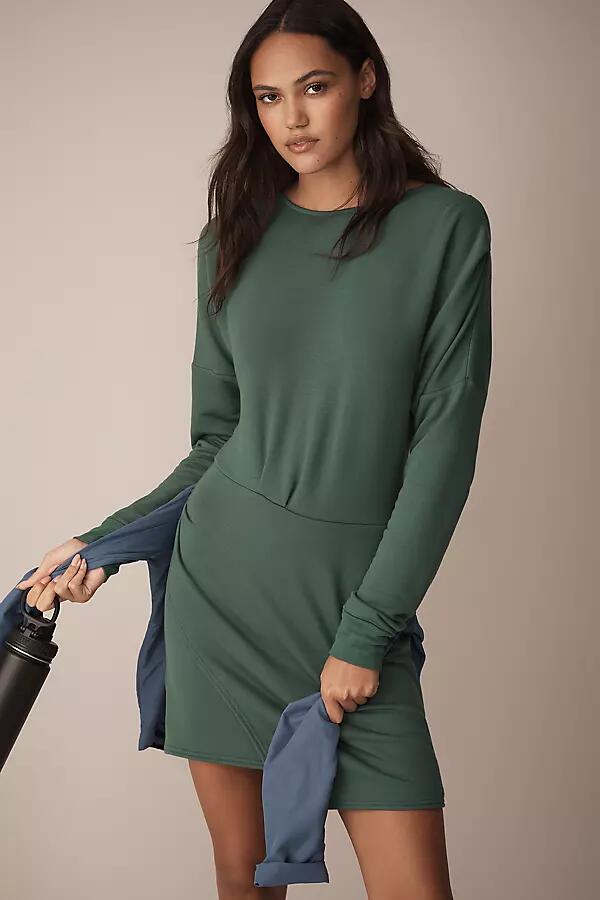 Daily Practice by Anthropologie Long-Sleeve Asymmetrical Mini Dress Cover