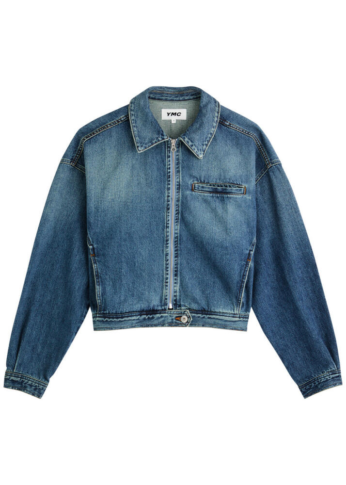 Ymc Burnside Cropped Denim Jacket Cover