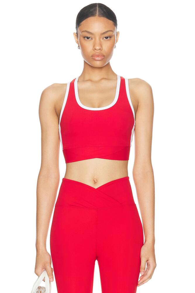 YEAR OF OURS Sport Track Sports Bra in Red Cover