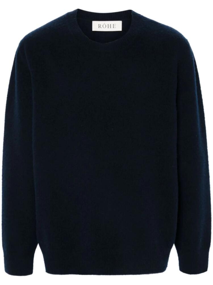 Róhe brushed sweater - Blue Cover