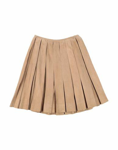 Ermanno Scervino Woman Mini skirt Sand Goat skin Cover