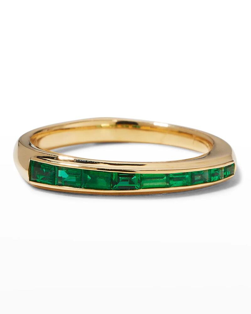 Stephen Webster Baguette Stack Ring with Emeralds Cover