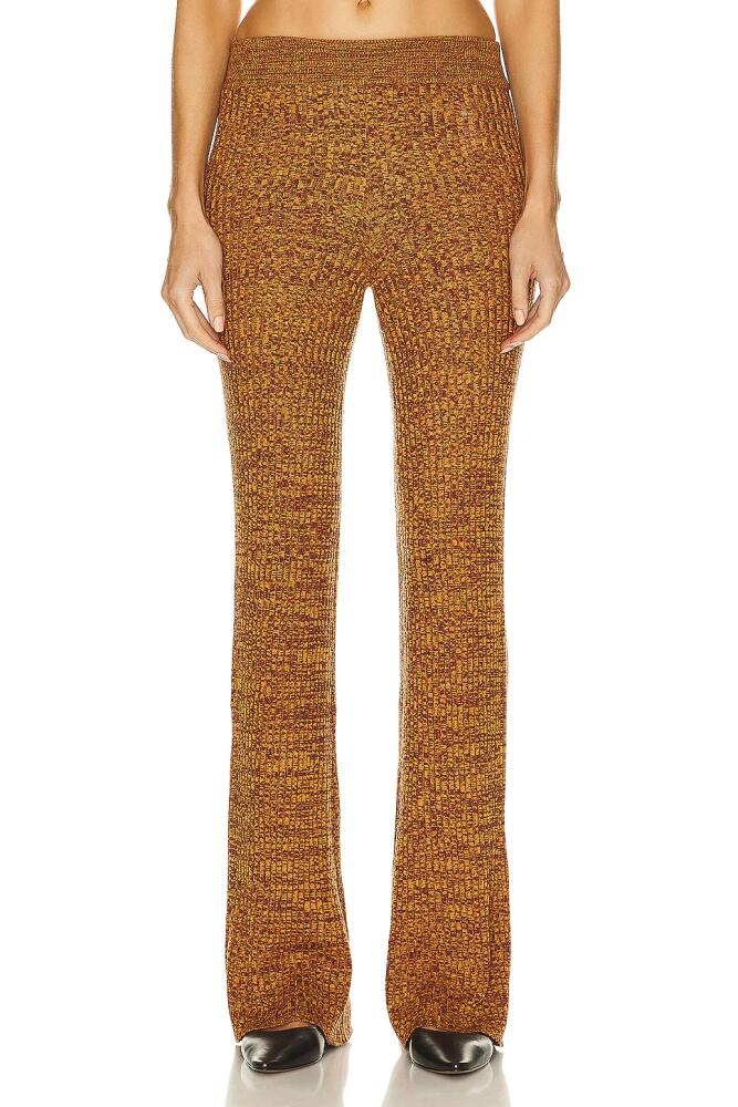 REMAIN Ribbed Staight Pants in Mustard Cover