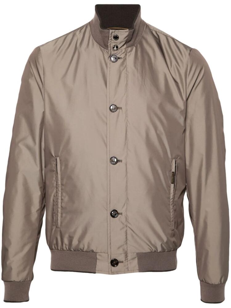 Moorer Mezzano-KM water-repellent bomber jacket - Brown Cover