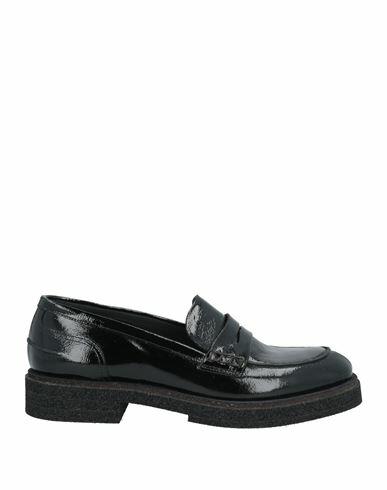 Del Carlo Woman Loafers Black Leather Cover