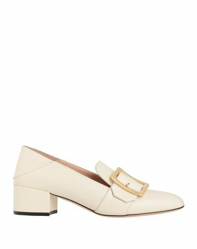 Bally Woman Loafers Ivory Calfskin Cover