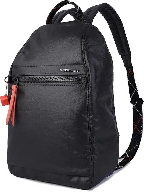 Hedgren Vogue Backpack (Creased Black with Coral) Bags Cover