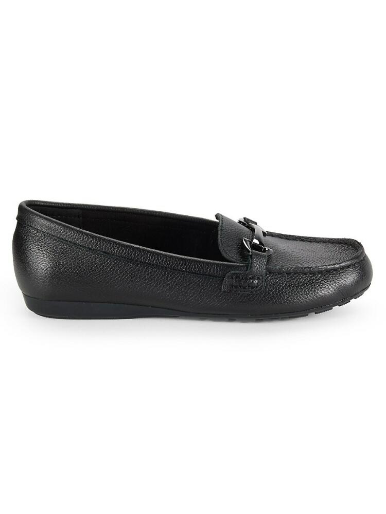 Easy Spirit Women's Marlie Leather Bit Loafers - Black Cover