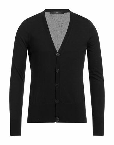 Sapio Man Cardigan Black Wool Cover