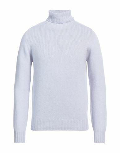 Aragona Man Turtleneck Sky blue Wool, Cashmere Cover