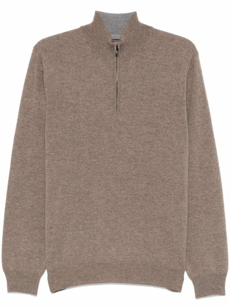 Corneliani high-neck sweater - Brown Cover