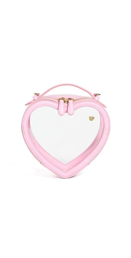 Stoney Clover Lane Clear Heart Crossbody Clear/Flamingo Cover