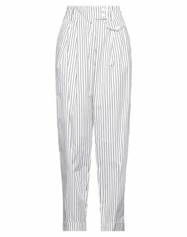 Max & Moi Woman Pants White Cotton Cover