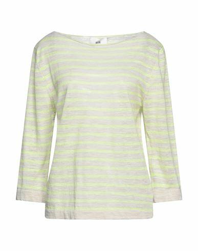 Solotre Woman Sweater Beige Linen, Polyester Cover