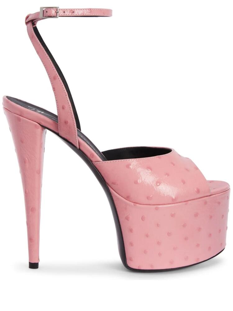 Giuseppe Zanotti GZ Aida 150mm platform sandals - Pink Cover