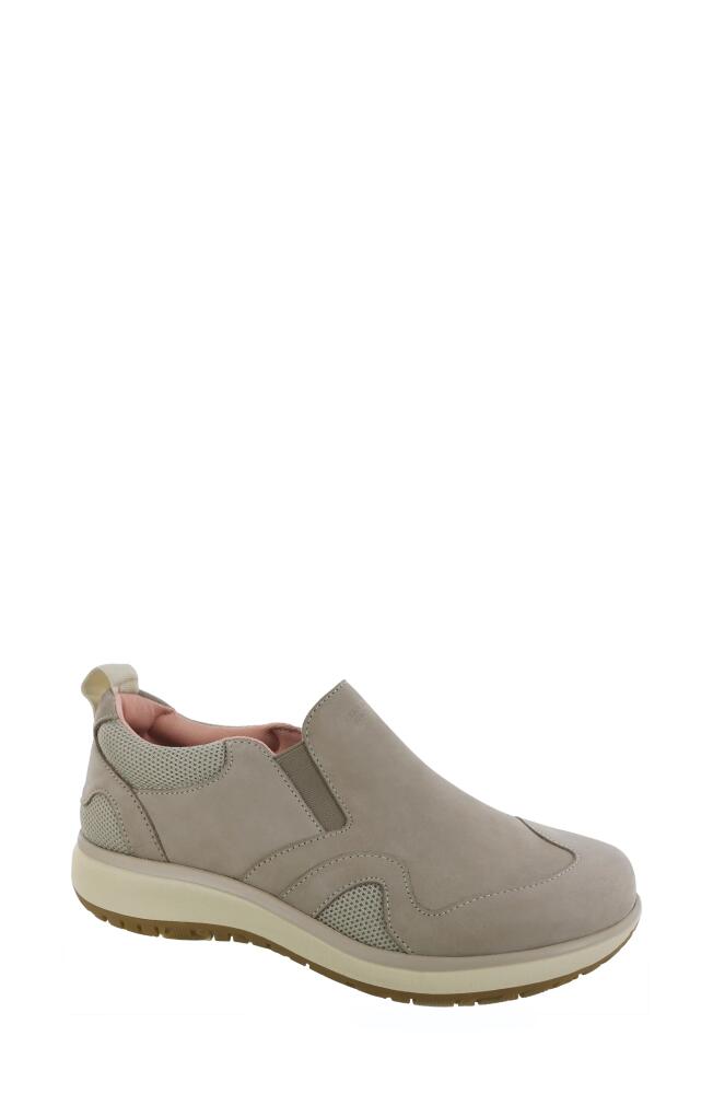 SAS Scramble Water Resistant Slip-On Sneaker in Taupe/Pink Cover