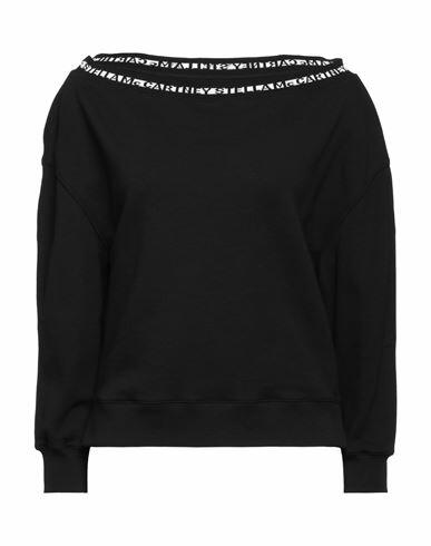 Stella Mccartney Woman Sweatshirt Black Cotton, Polyamide, Elastane Cover