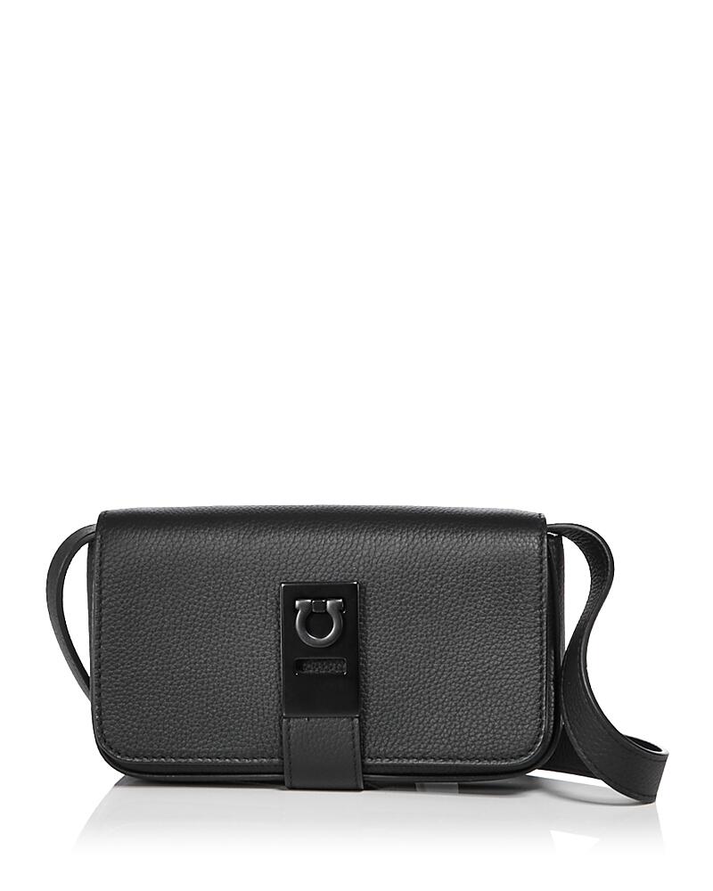 Ferragamo Gancini Plaque Leather Crossbody Bag Cover