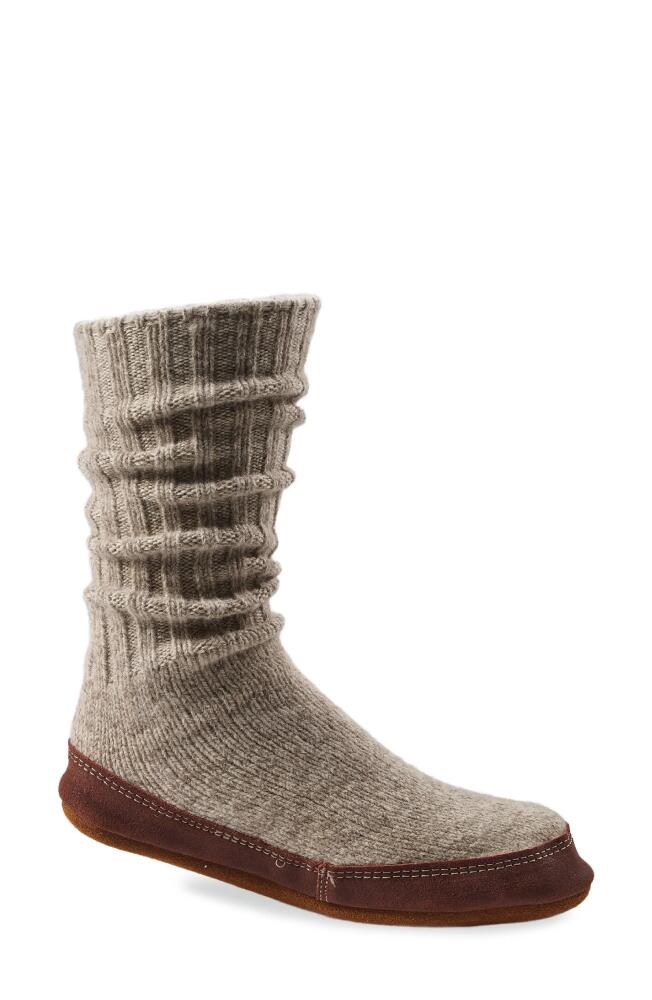 Acorn Slipper Socks in Grey Cover