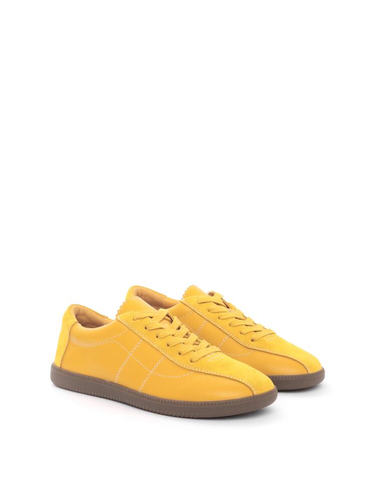 Maguire Simone Sneaker in Yellow With Brown Outsole Cover