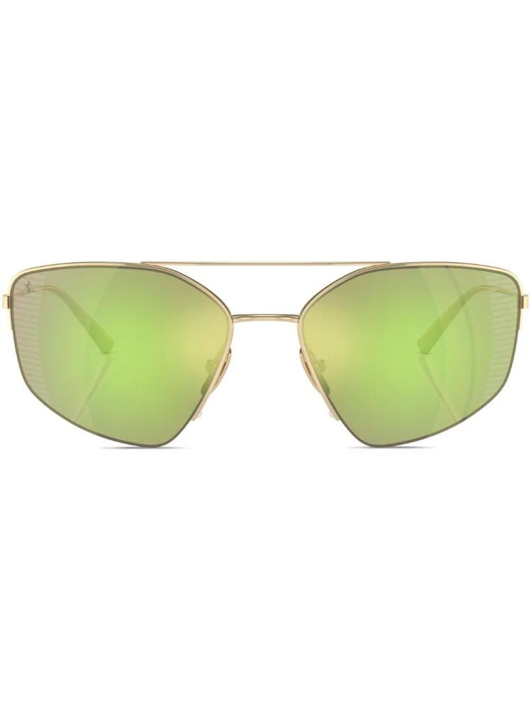 Ferrari geometric-frame sunglasses - Gold Cover