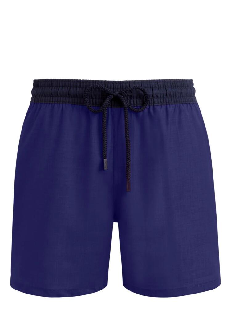 Vilebrequin Super 120'S elasticated-waist swim shorts - Blue Cover