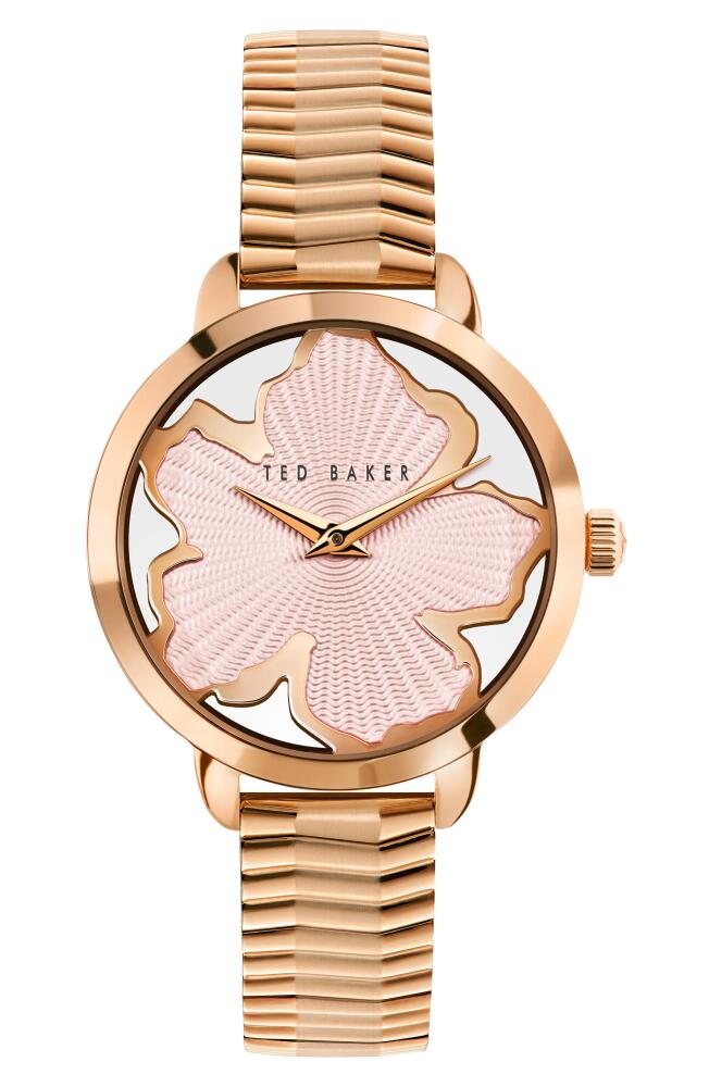 Ted Baker London Lilabel 2H Bracelet Watch, 36mm in Rose Gold/Pink/Rose Gold Cover