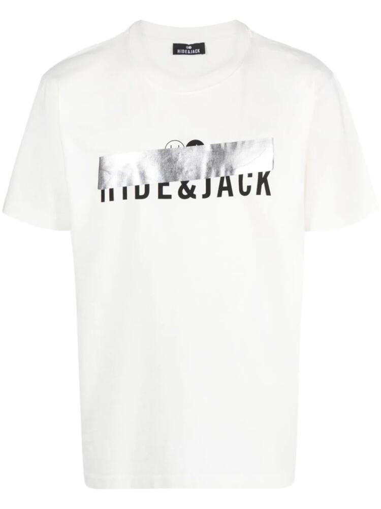 Hide&Jack logo-print cotton T-Shirt - White Cover