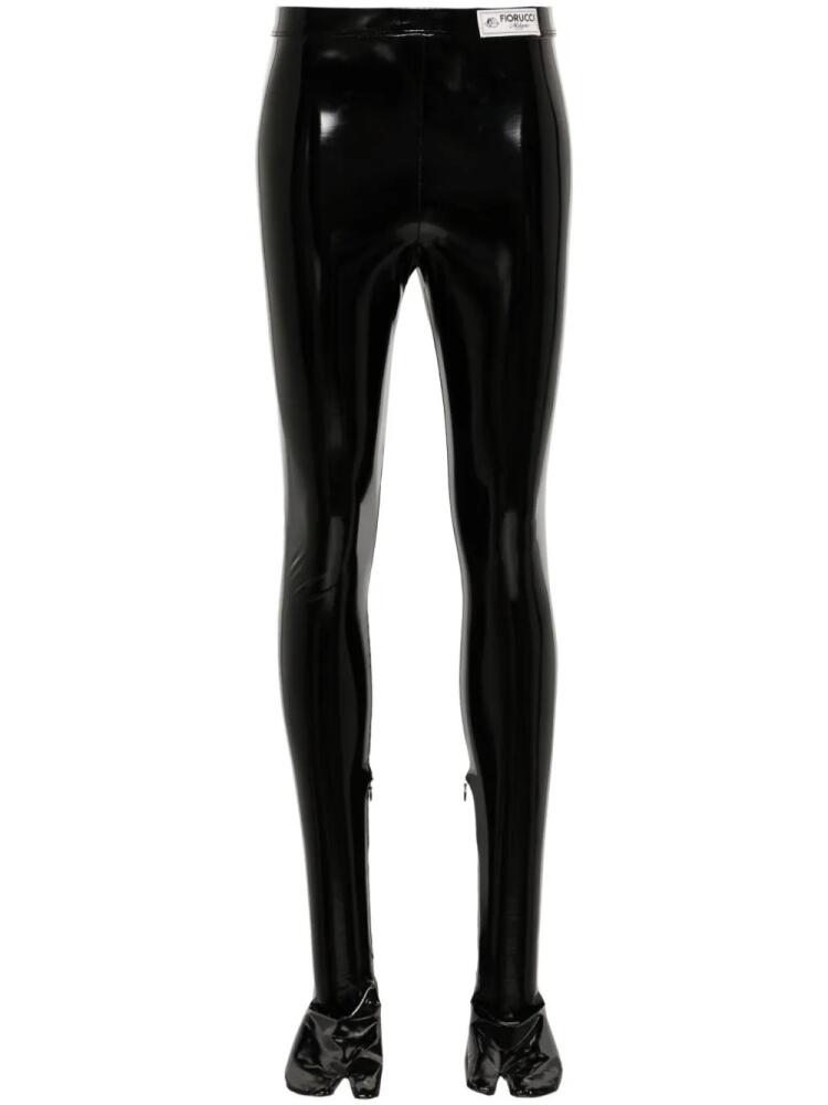 Fiorucci vinyl footed leggings - Black Cover