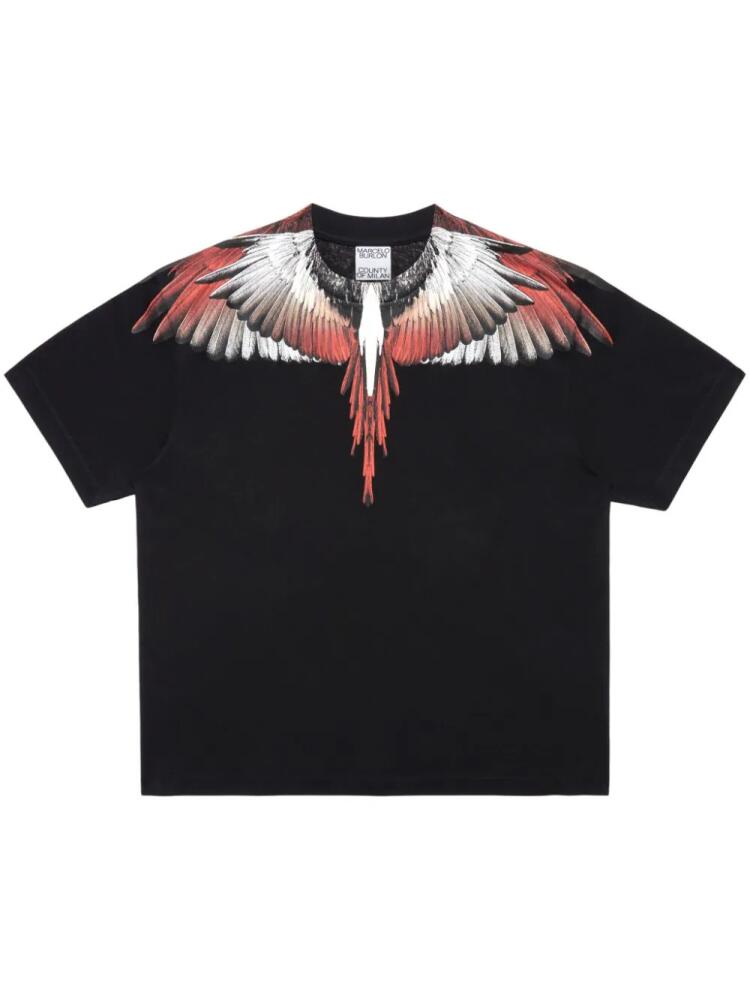 Marcelo Burlon County of Milan Icon Wings cotton T-shirt - Black Cover