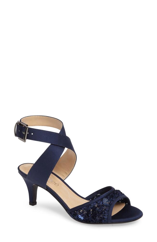 J. Reneé Soncino Strappy Sandal in Navy Satin Cover