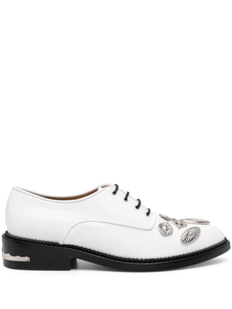 Toga Pulla embellished Oxford shoes - White Cover