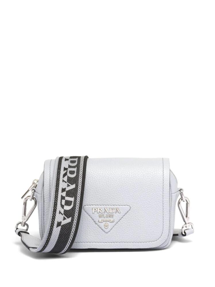 Prada logo-plaque shoulder bag - Grey Cover