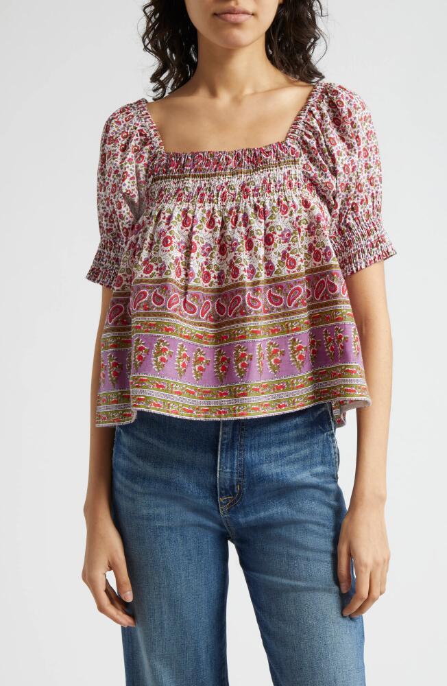 MILLE Caro Off the Shoulder Top in Heirloom Cover