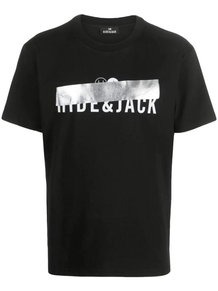 Hide&Jack logo-print cotton T-Shirt - Black Cover