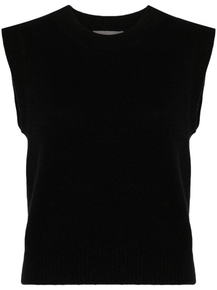 Eric Bompard sleeveless crew-neck sweater - Black Cover