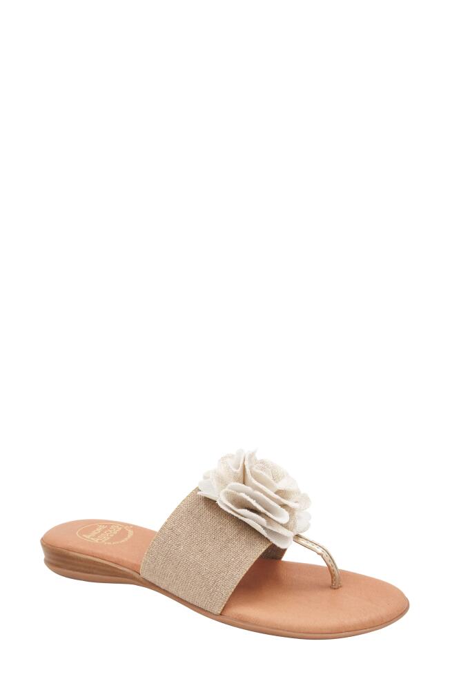 André Assous Nara Sandal in Beige/Platino Cover