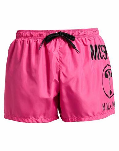 Moschino Man Swim trunks Fuchsia Polyester Cover