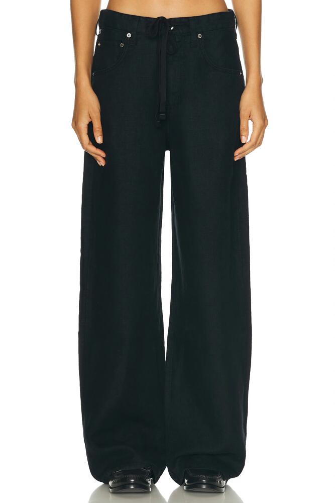 Citizens of Humanity Brynn Drawstring Trouser in Black Cover