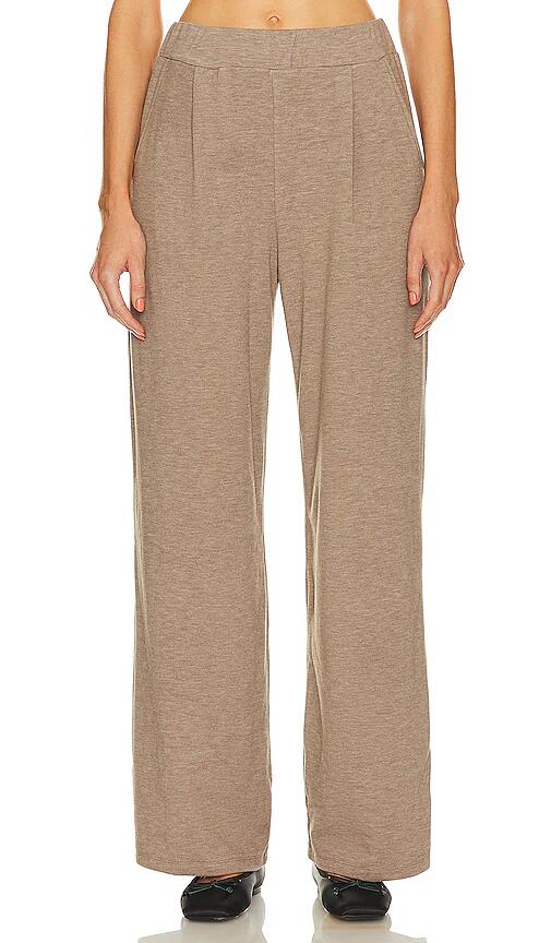 Bobi Wide Leg Pants in Taupe Cover