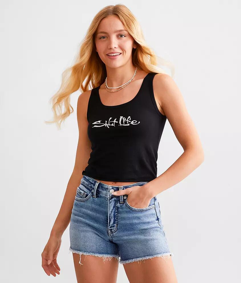 Salt Life Signature Cropped Tank Top Cover