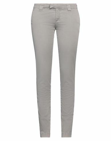 Jacob Cohёn Woman Pants Dove grey Cotton, Elastane Cover